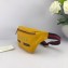 Gucci Vintage Logo Print Small Belt Bag 527792 Yellow