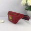 Gucci Vintage Logo Print Small Belt Bag 527792 Red