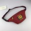 Gucci Vintage Logo Print Small Belt Bag 527792 Red