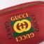 Gucci Vintage Logo Print Small Belt Bag 527792 Red