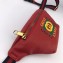 Gucci Vintage Logo Print Small Belt Bag 527792 Red