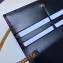 Gucci 1955 Horsebit Wallet with Chain Bag 621892 Leather Black 2020