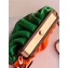 Louis Vuitton Boursicot EW Pouch Bag M45229 Leather Orange/Green 2020