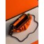 Louis Vuitton Boursicot EW Pouch Bag M45229 Leather Orange/Green 2020