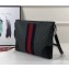 Gucci GG Black Messenger Bag 474139