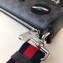 Gucci GG Black Messenger Bag 474137 Print