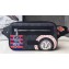Gucci GG Black Belt Bag 474293 Print