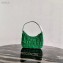 Prada Nylon and Saffiano Leather Mini Bag 1NE204 Green 2020