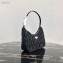 Prada Nylon and Saffiano Leather Mini Bag 1NE204 Black 2020