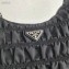 Prada Nylon and Saffiano Leather Mini Bag 1NE204 Black 2020