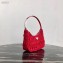 Prada Nylon and Saffiano Leather Mini Bag 1NE204 Red 2020