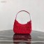 Prada Nylon and Saffiano Leather Mini Bag 1NE204 Red 2020