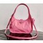 Prada Re-Edition 1995 Nylon Hobo Bag 1BC115 Pink 2020