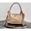 Prada Re-Edition 1995 Nylon Hobo Bag 1BC115 Beige 2020 