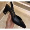Chanel Heel 6.5cm Slingbacks G31318 Black/Grosgrain 2020