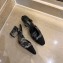 Chanel Heel 6.5cm Slingbacks G31318 Lace Flower 2020