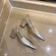 Chanel Heel 6.5cm Slingbacks G31318 Silver 2020