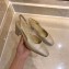 Chanel Heel 6.5cm Slingbacks G31318 Gold 2020