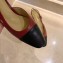Chanel Heel 6.5cm Slingbacks G31318 Burgundy/Black 2020