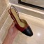 Chanel Heel 6.5cm Slingbacks G31318 Burgundy/Black 2020