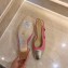 Chanel Heel 6.5cm Slingbacks G31318 Dark Pink/Gold 2020