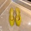 Chanel Heel 6.5cm Slingbacks G31318 Yellow 2020