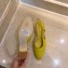 Chanel Heel 6.5cm Slingbacks G31318 Yellow 2020