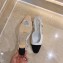Chanel Heel 6.5cm Slingbacks G31318 White/Grosgrain 2020