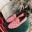 Gucci Women's Horsebit Loafer GG Canvas Pink