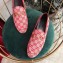 Gucci Women's Horsebit Loafer GG Canvas Pink