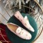 Gucci Women's Horsebit Loafer Embroidered Bees and Stars White