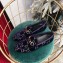 Gucci Women's Horsebit Loafer GG Velvet Blue