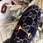 Gucci Women's Horsebit Loafer GG Velvet Blue