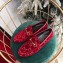 Gucci Women's Horsebit Loafer GG Velvet Red