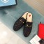 Gucci Women's Princetown Horsebit Slipper Glitter Black