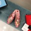 Gucci Women's Princetown Horsebit Slipper Blooms Print Red