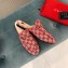 Gucci Women's Princetown Horsebit Slipper GG Canvas Pink