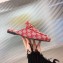 Gucci Women's Princetown Horsebit Slipper GG Canvas Pink