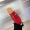 Gucci Women's Princetown Horsebit Slipper Leather Red