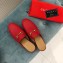 Gucci Women's Princetown Horsebit Slipper Leather Red