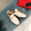 Gucci Women's Princetown Horsebit Slipper Leather White