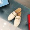 Gucci Women's Princetown Horsebit Slipper Leather White