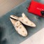 Gucci Women's Princetown Horsebit Slipper Embroidered Bees and Stars White