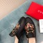 Gucci Women's Princetown Horsebit Slipper Embroidered Tigers Black