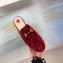 Gucci Women's Princetown Horsebit Slipper GG Velvet Red