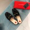 Gucci Women's Princetown Horsebit Slipper GG Velvet Black