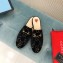 Gucci Women's Princetown Horsebit Slipper GG Velvet Black