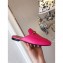 Gucci Women's Princetown Horsebit Slipper Leather Fuchsia