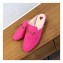 Gucci Women's Princetown Horsebit Slipper Leather Fuchsia