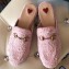 Gucci Women's Princetown Horsebit Slipper Tweed Pink